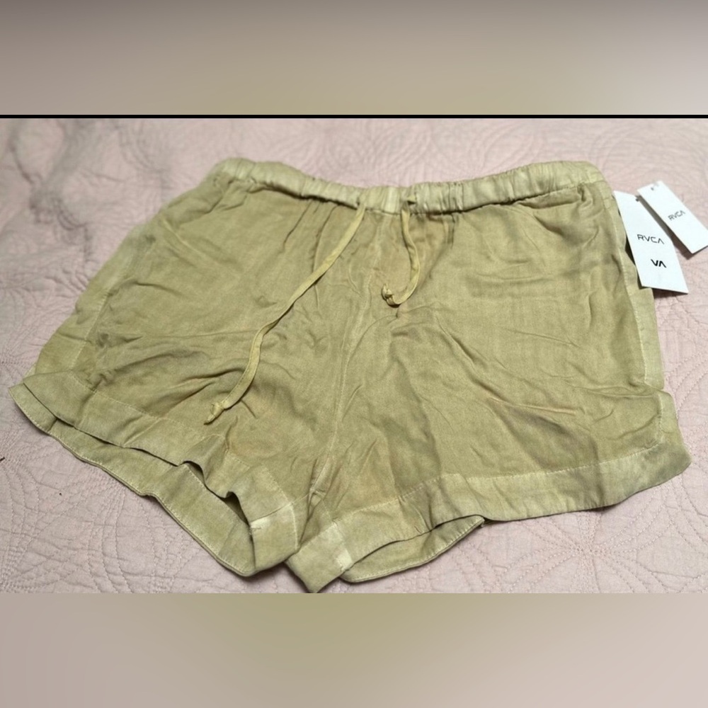 RVCA New Yume Linen Shorts, Large, NWT